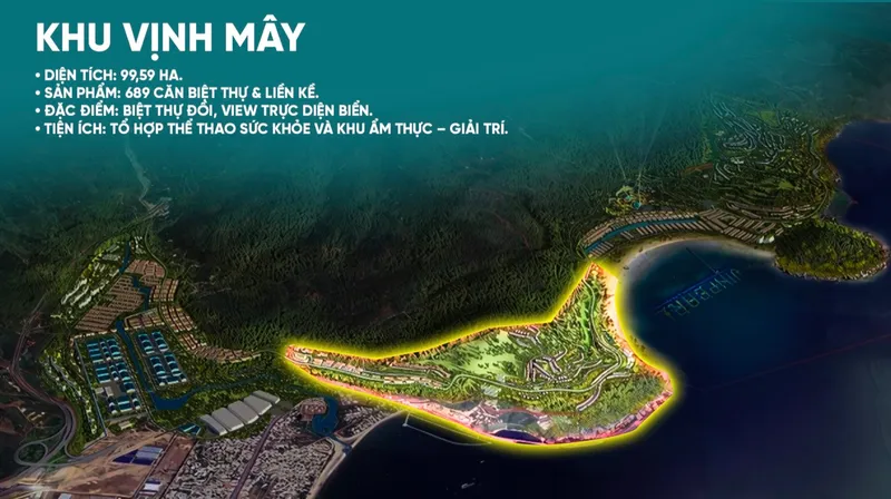 Mặt bằng Phân khu Vịnh Mây